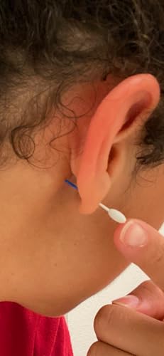 SWABX Insertable Piercing Cleaner Sturdy Tips 10 Count Soothe Irritation Easy Use Multiple Piercings Clean in Seconds